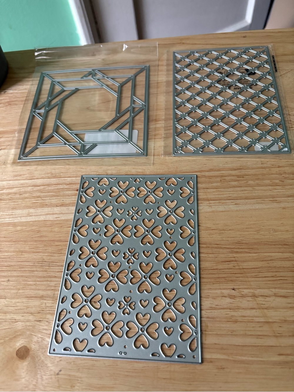 Intricate Metal Cutting Dies - Silver Floral & Geometric Designs